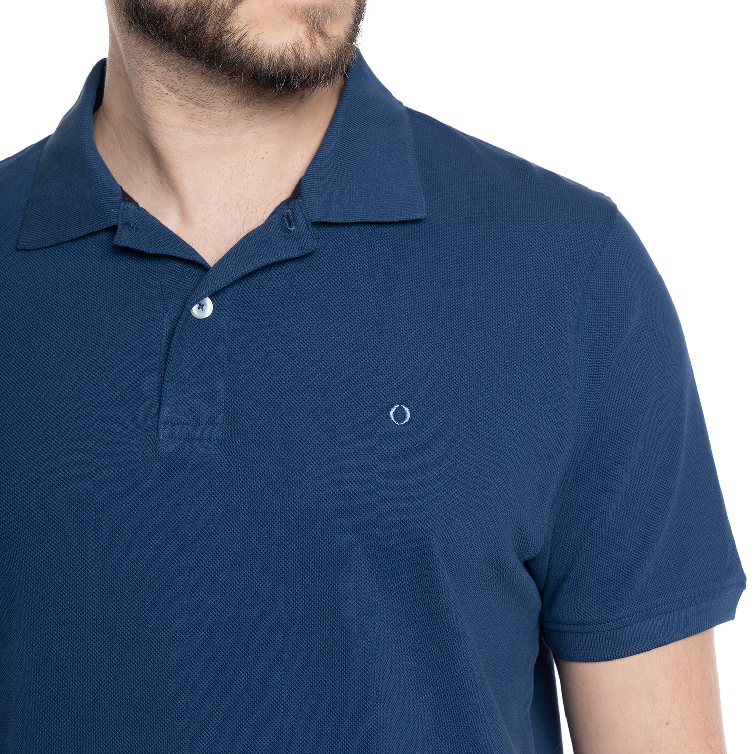 POLERA HOMBRE MANGA CORTA PIQUE CAPRI | AZUL MARINO - 3