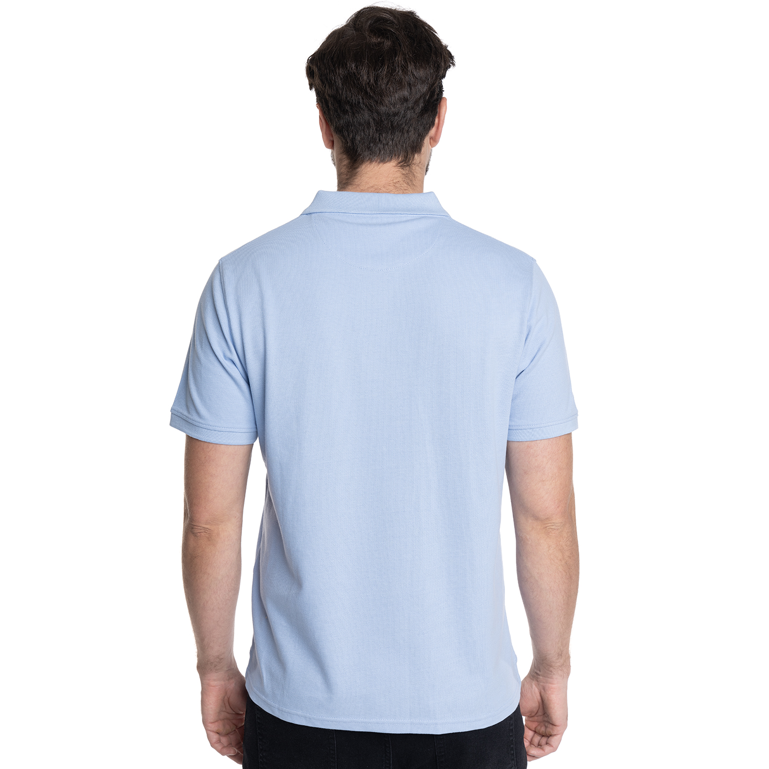 POLERA HOMBRE MANGA CORTA PIQUE CAPRI | CELESTE - 2