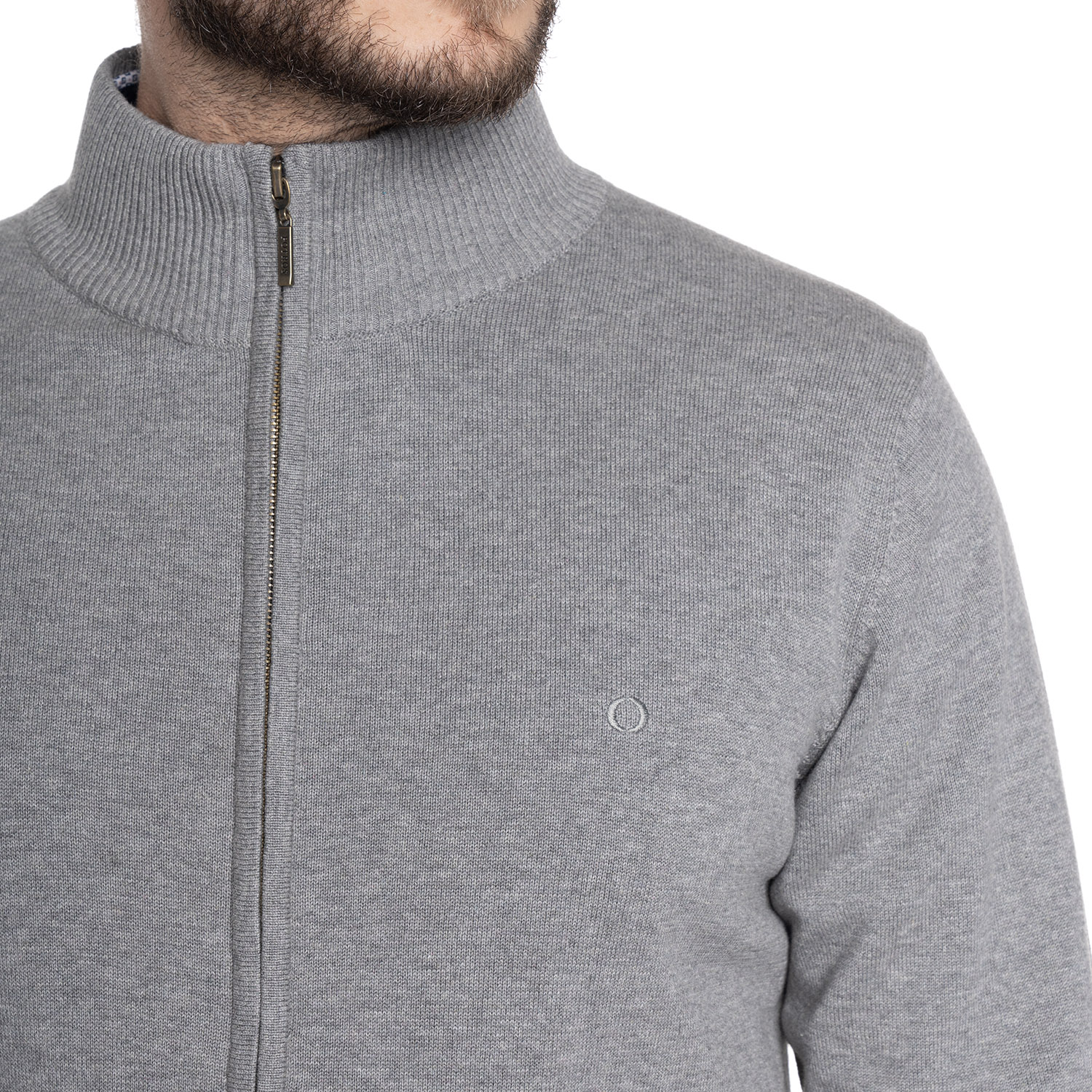 SWEATERS HOMBRE FULL ZIPPER FUENCARRAL | GRAFITO - 3