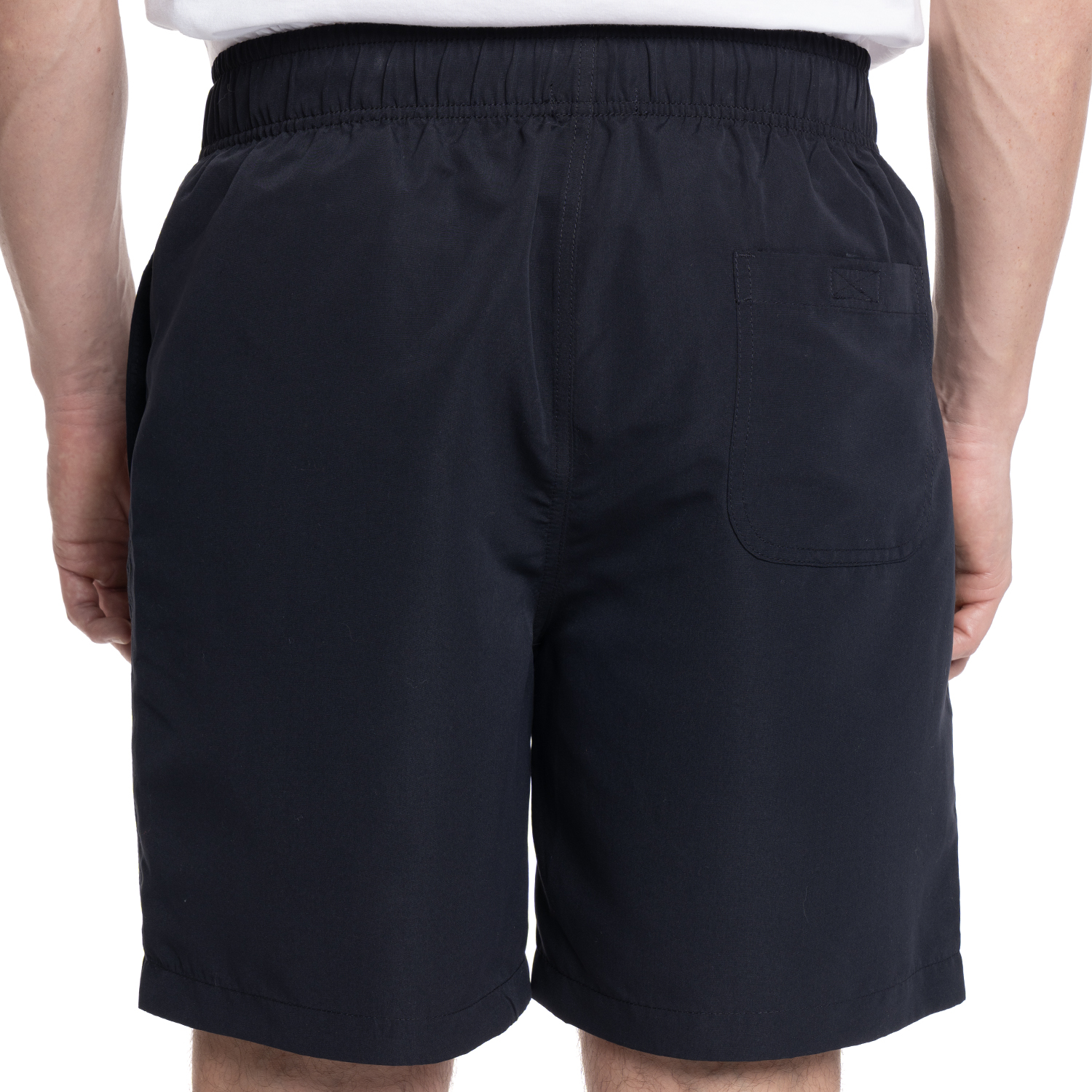 TRAJE DE BAÑO HOMBRE LISO PRETINA ELASTICADA CORDONES | NEGRO - 2
