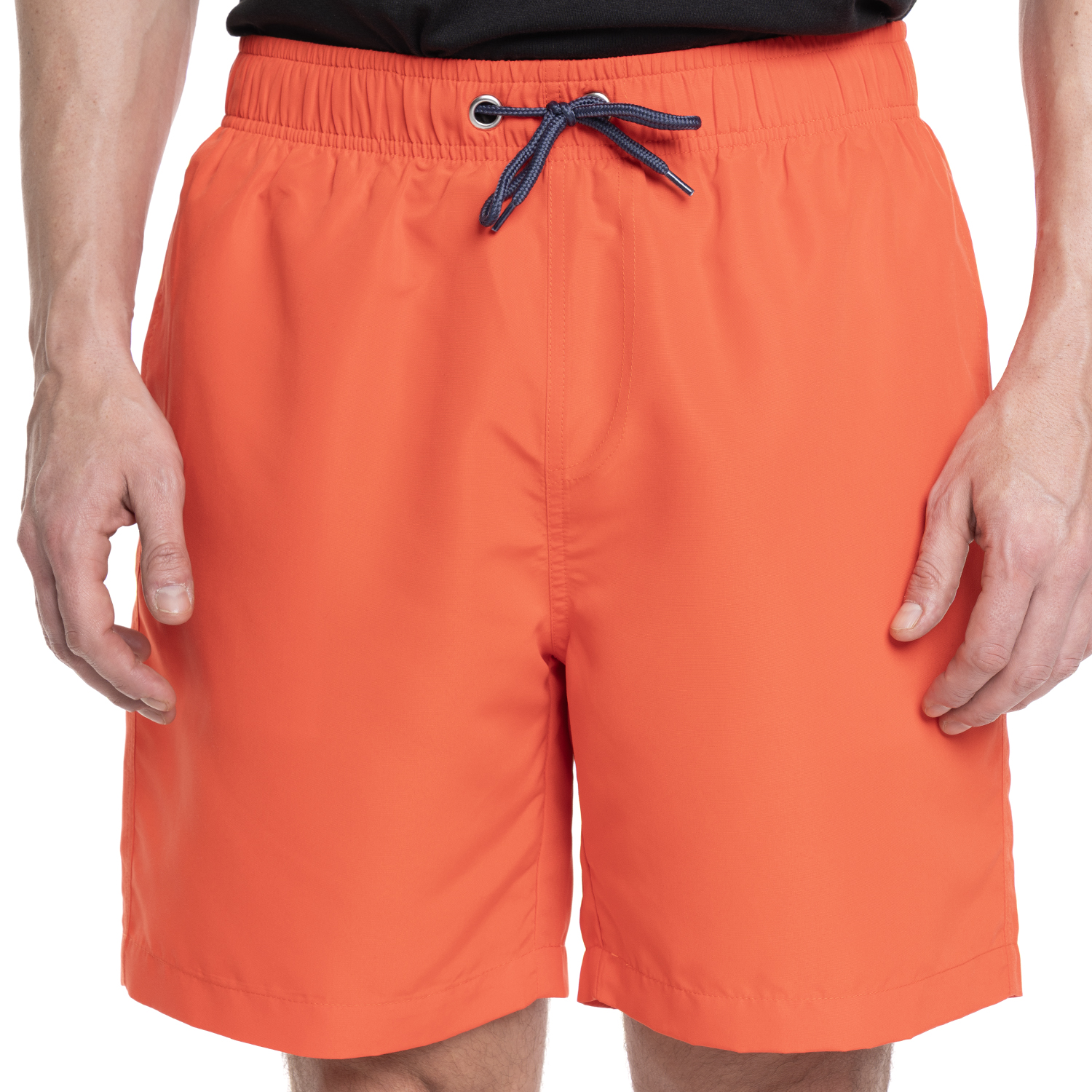 TRAJE DE BAÑO HOMBRE LISO PRETINA ELASTICADA CORDONES | ROJO - 1