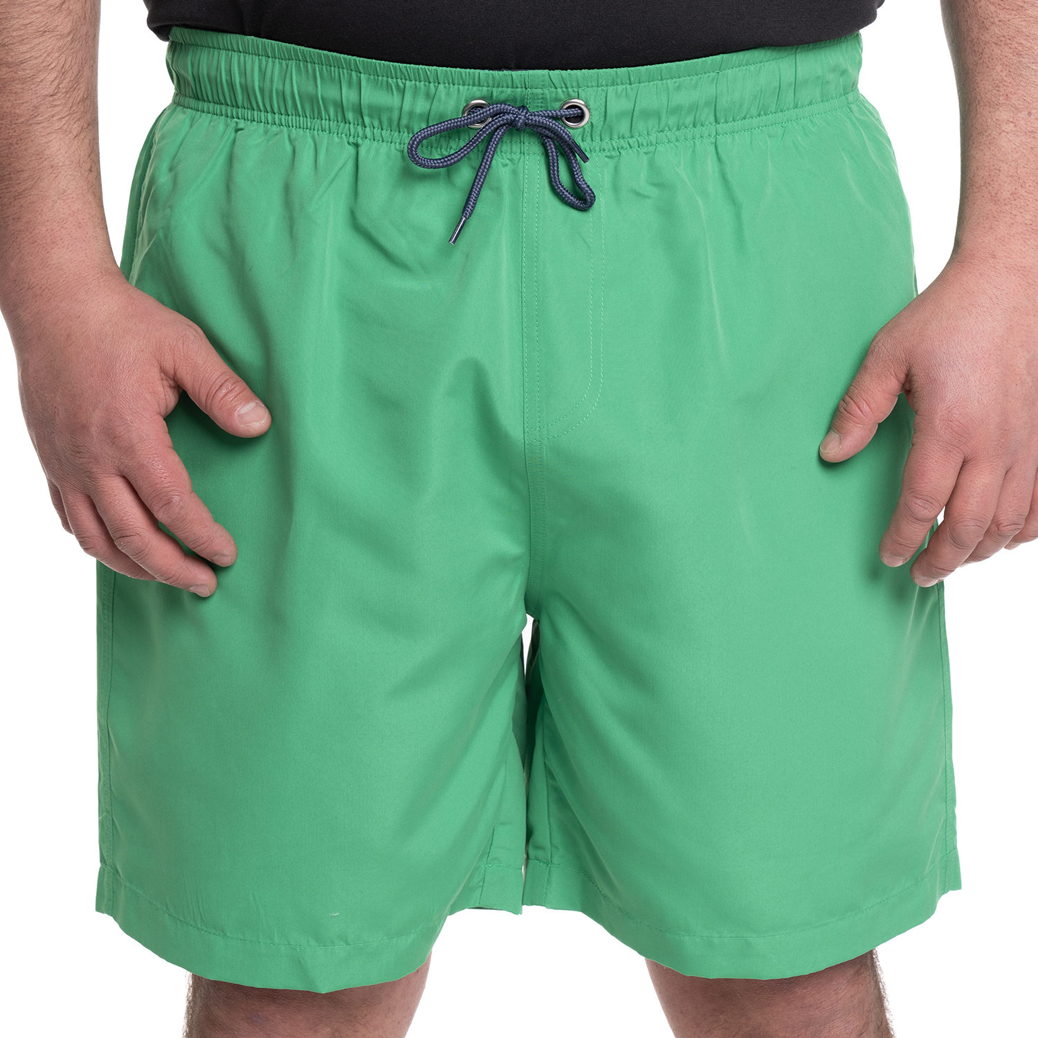 TRAJE DE BAÑO HOMBRE LISO PRETINA ELASTICADA CORDONES | VERDE MANZANA - 5
