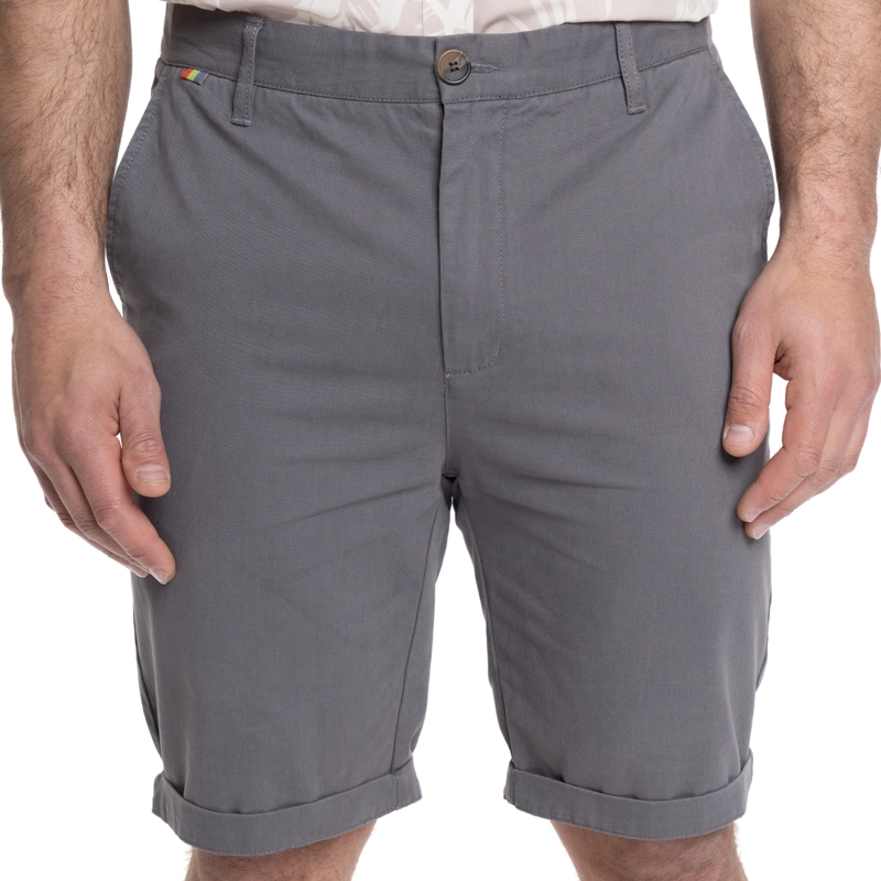 BERMUDA HOMBRE FRENTE PLANO | GRIS OSCURO - 1