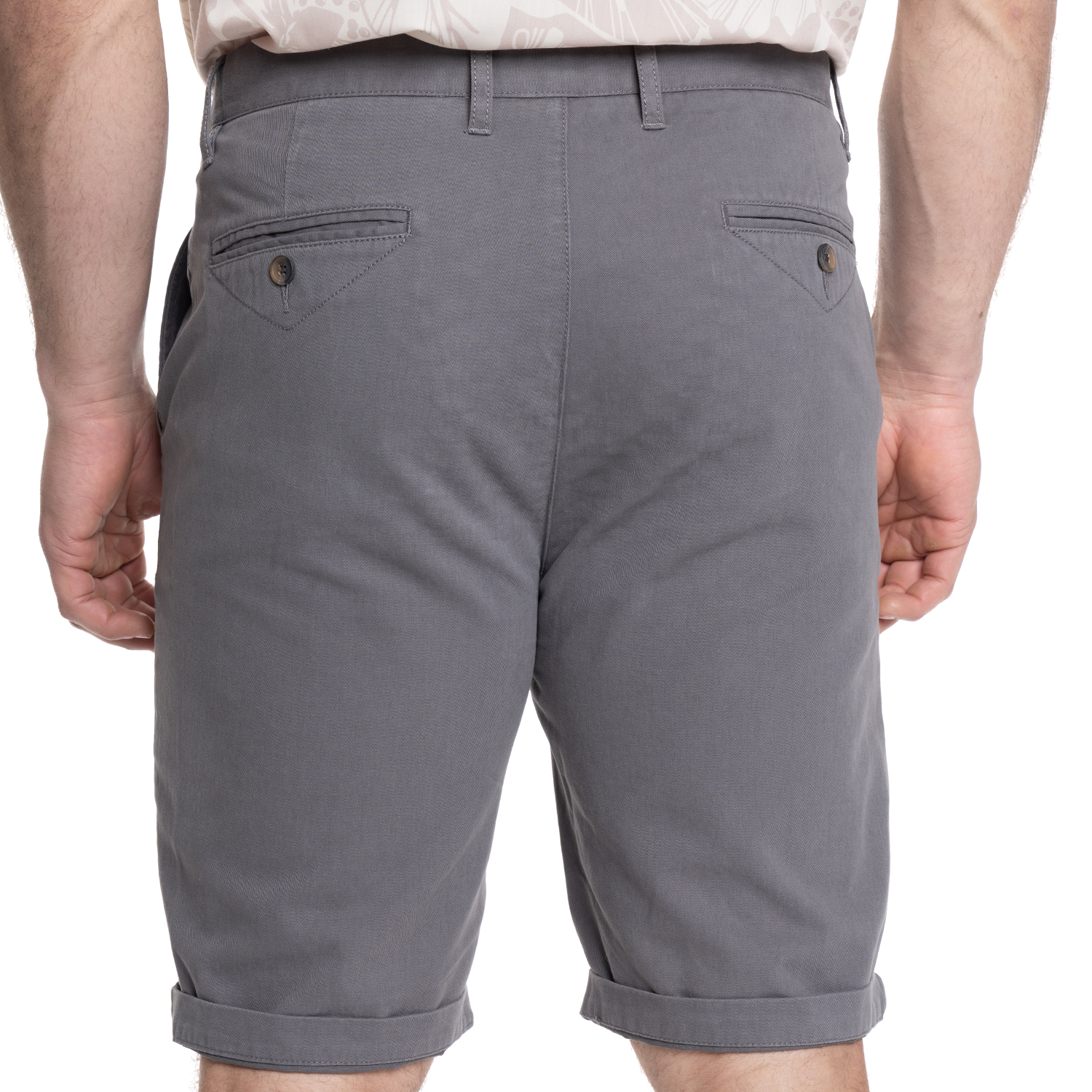 BERMUDA HOMBRE FRENTE PLANO | GRIS OSCURO - 2