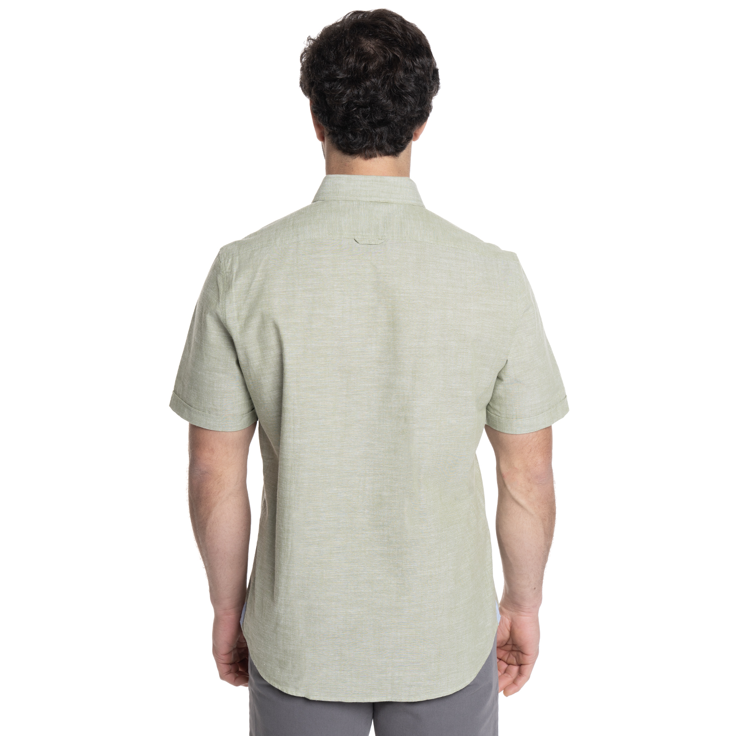 CAMISA HOMBRE MANGA CORTA SLUB SPORT | VERDE - 2