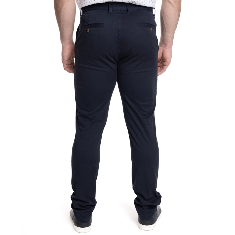 PANTALON HOMBRE FRENTE PLANO SPANDEX | AZUL MARINO - 2