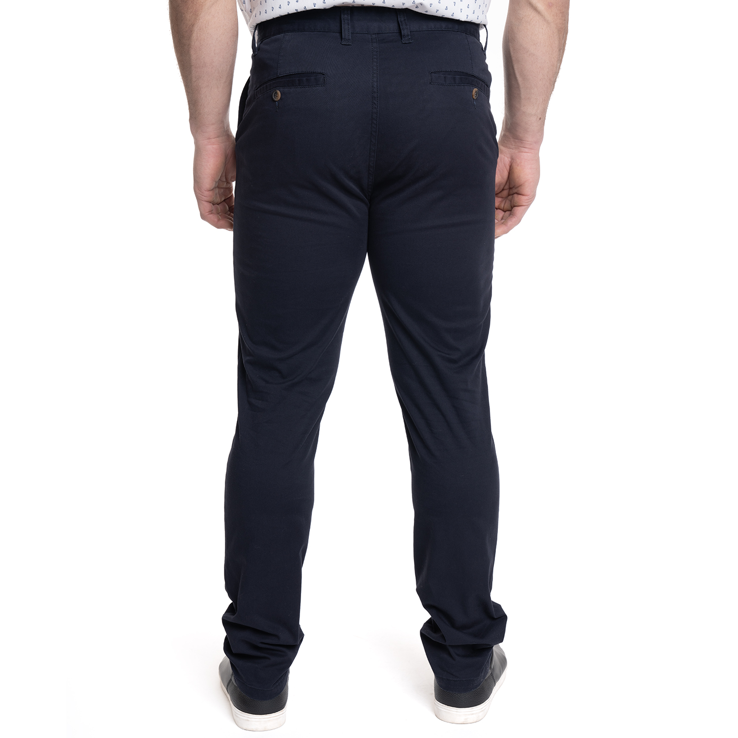 PANTALON HOMBRE FRENTE PLANO SPANDEX | AZUL MARINO - 2