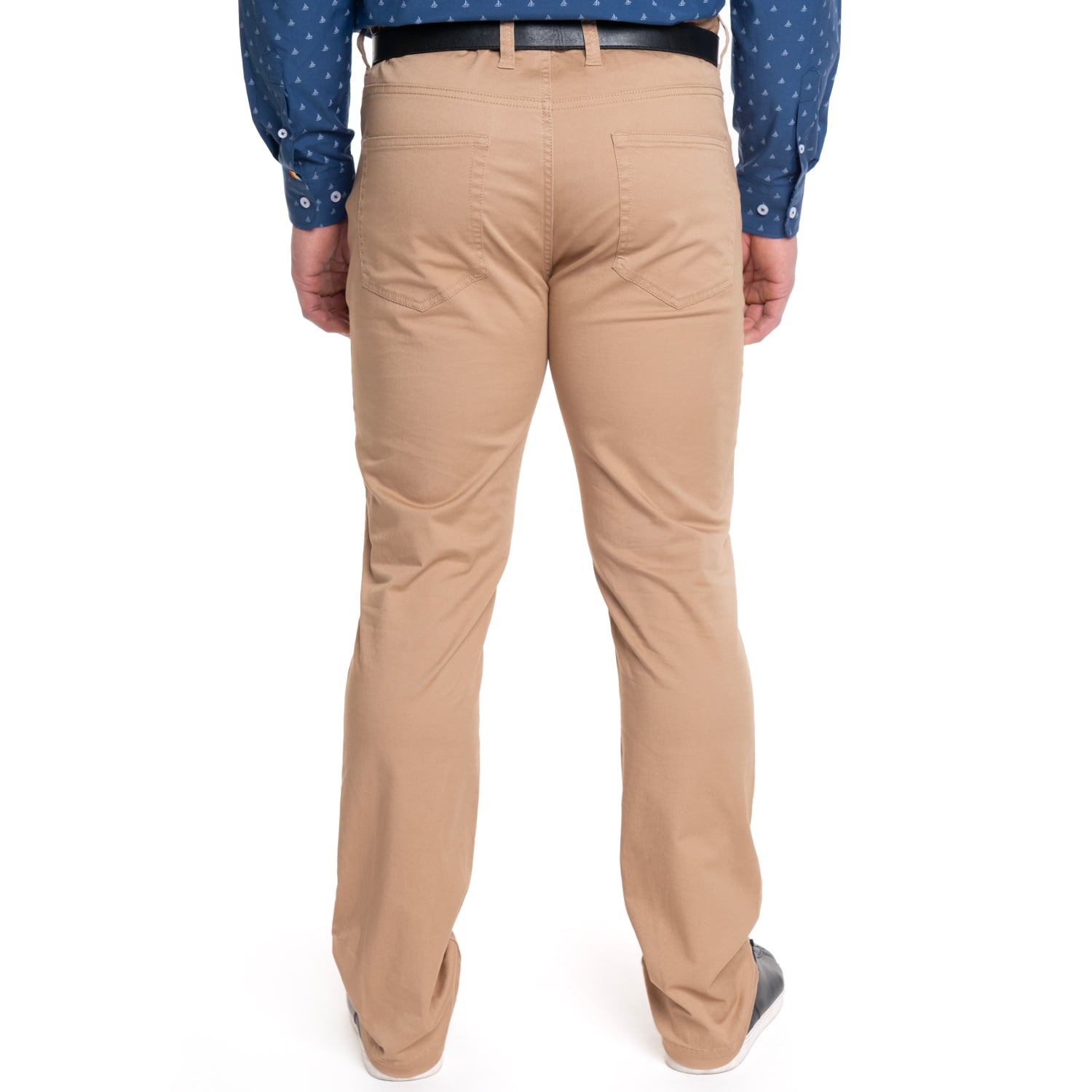 PANTALON HOMBRE 5 BOLSILLOS SPANDEX | CAFE - 2