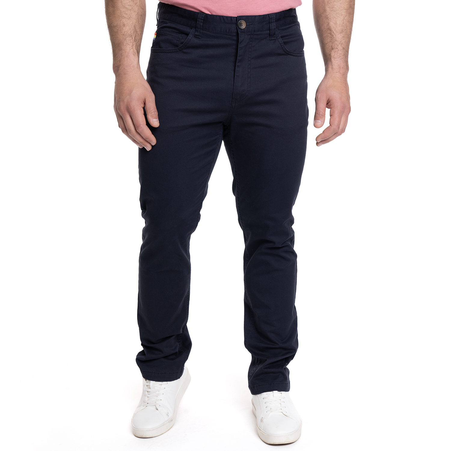 PANTALON HOMBRE 5 BOLSILLOS SPANDEX | AZUL MARINO - 1