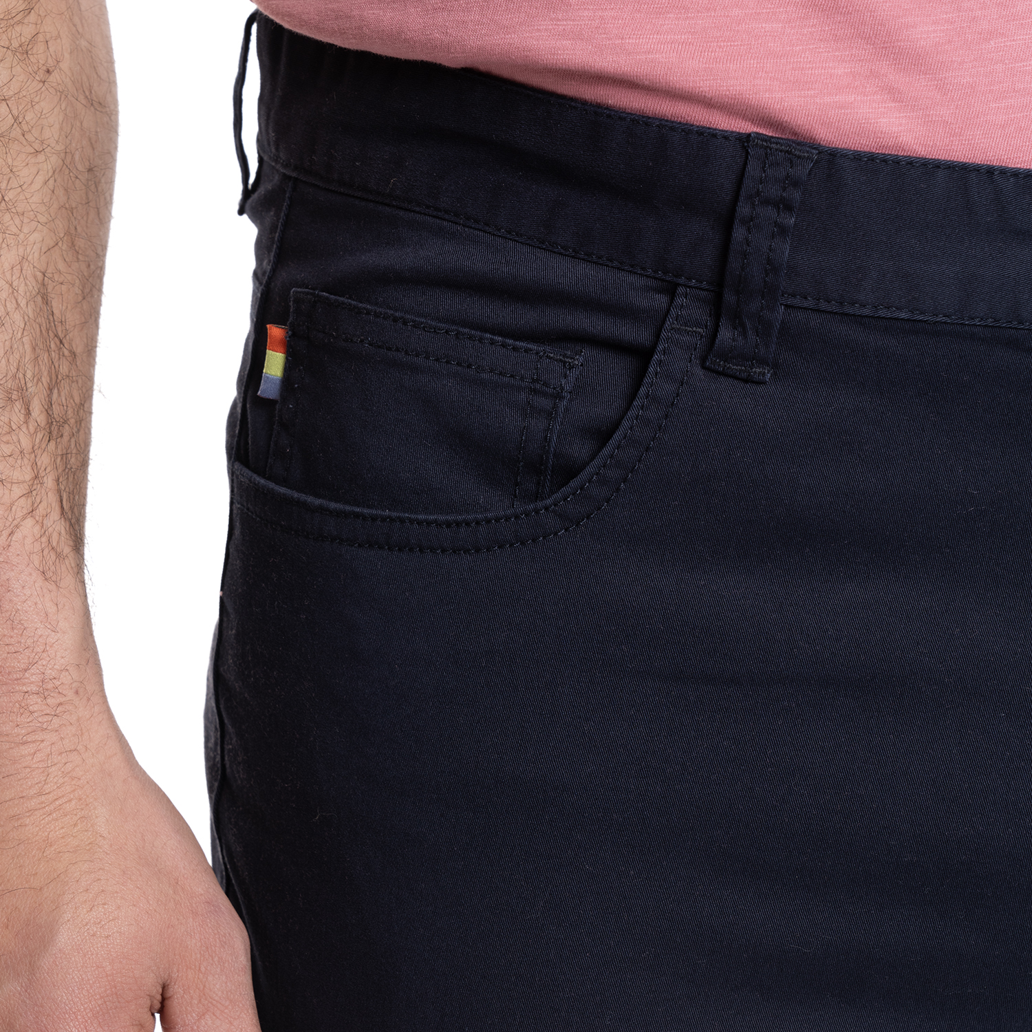 PANTALON HOMBRE 5 BOLSILLOS SPANDEX | AZUL MARINO - 3
