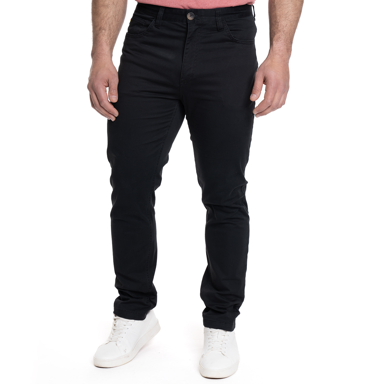 PANTALON HOMBRE 5 BOLSILLOS SPANDEX | NEGRO - 1