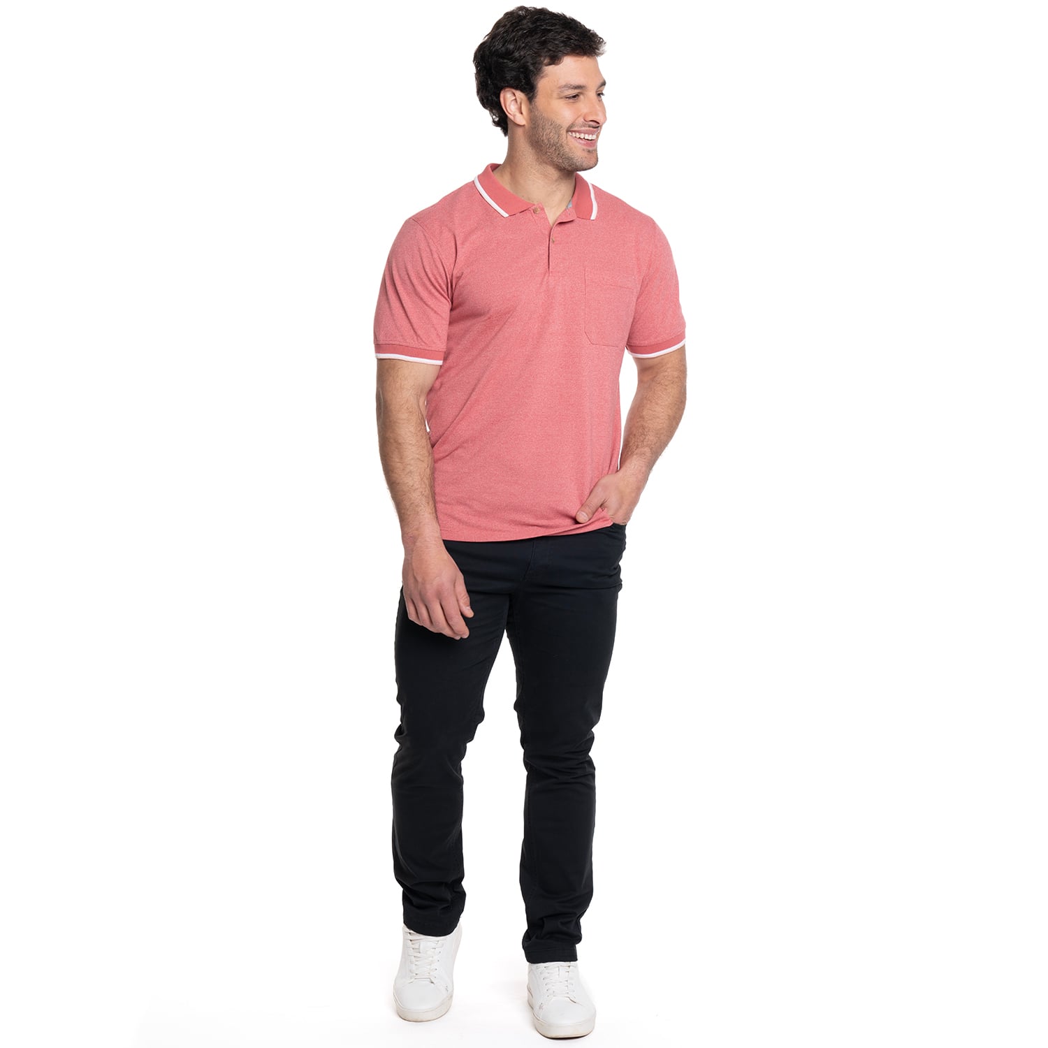 PANTALON HOMBRE 5 BOLSILLOS SPANDEX | NEGRO - 4