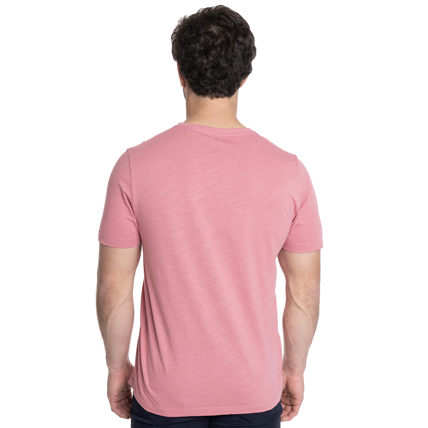 POLERA HOMBRE CUELLO V | PALO ROSA - 2