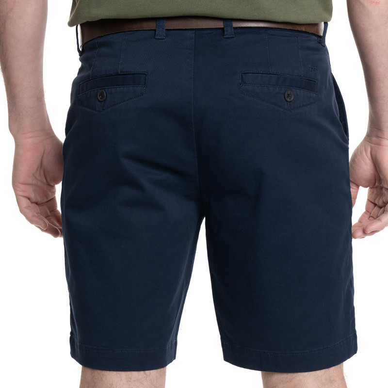 BERMUDA HOMBRE CASUAL FRENTE PLANO NEWBURGH. | AZUL MARINO - 2