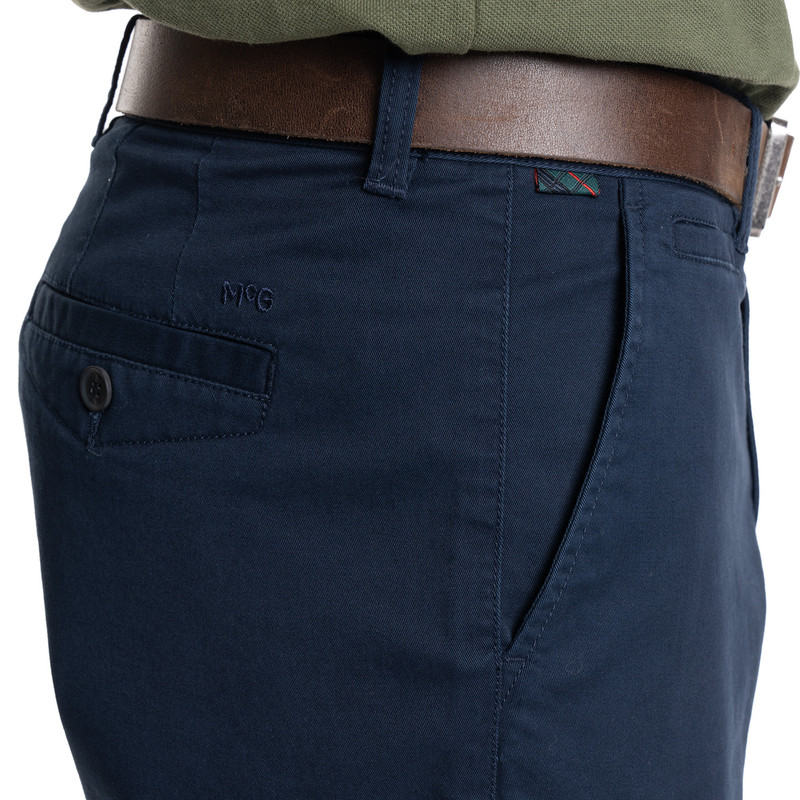 BERMUDA HOMBRE CASUAL FRENTE PLANO NEWBURGH. | AZUL MARINO - 3