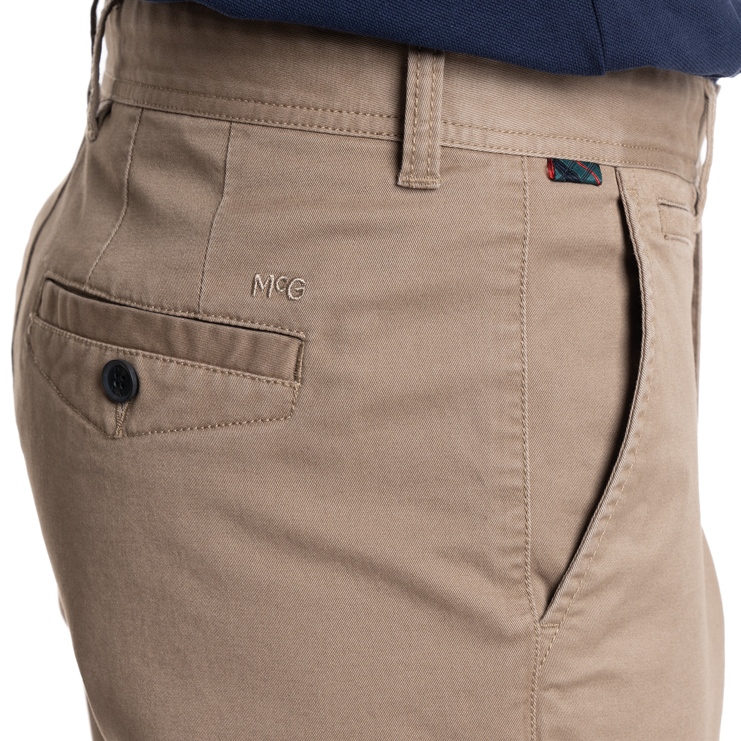 BERMUDA HOMBRE CASUAL FRENTE PLANO NEWBURGH. | BEIGE - 3