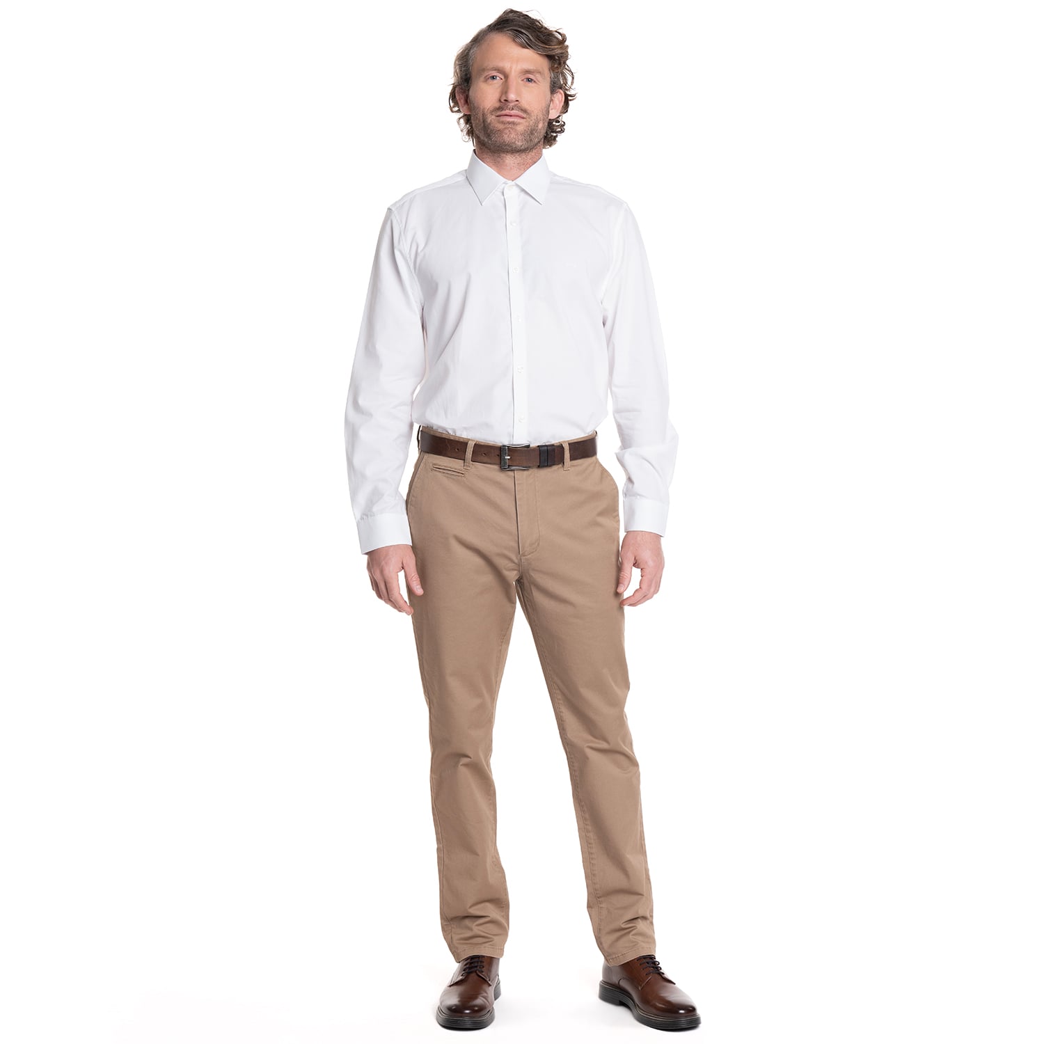 CAMISA HOMBRE MANGA LARGA JACQUARD HARLEM. | BLANCO - 4