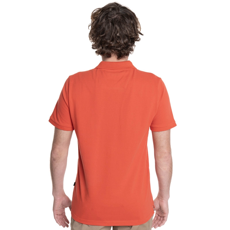 POLERA HOMBRE PIQUE MANGA CORTA LISA HUMPTONS. | CORAL - 2