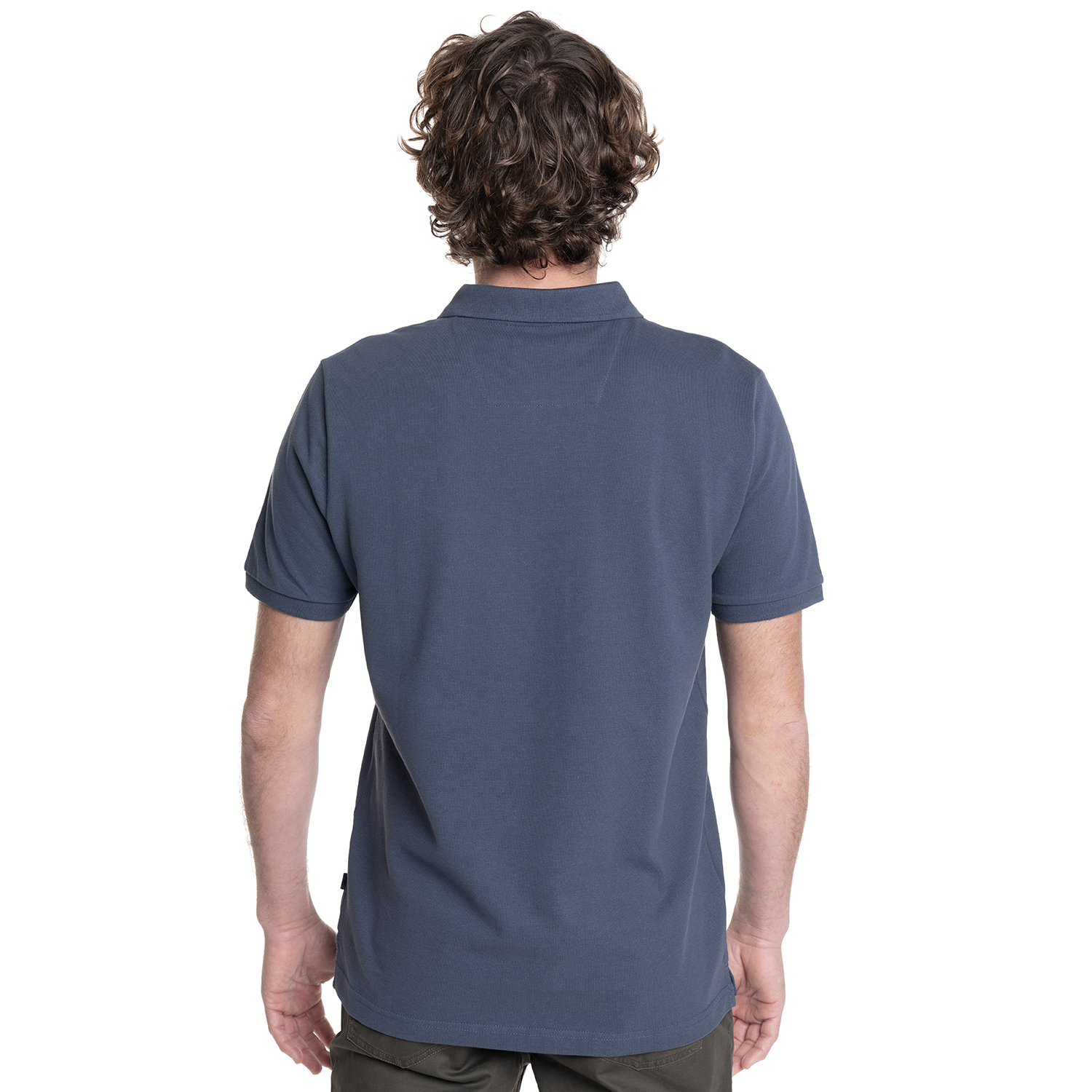 POLERA HOMBRE PIQUE MANGA CORTA LISA HUMPTONS. | AZUL MARINO - 2
