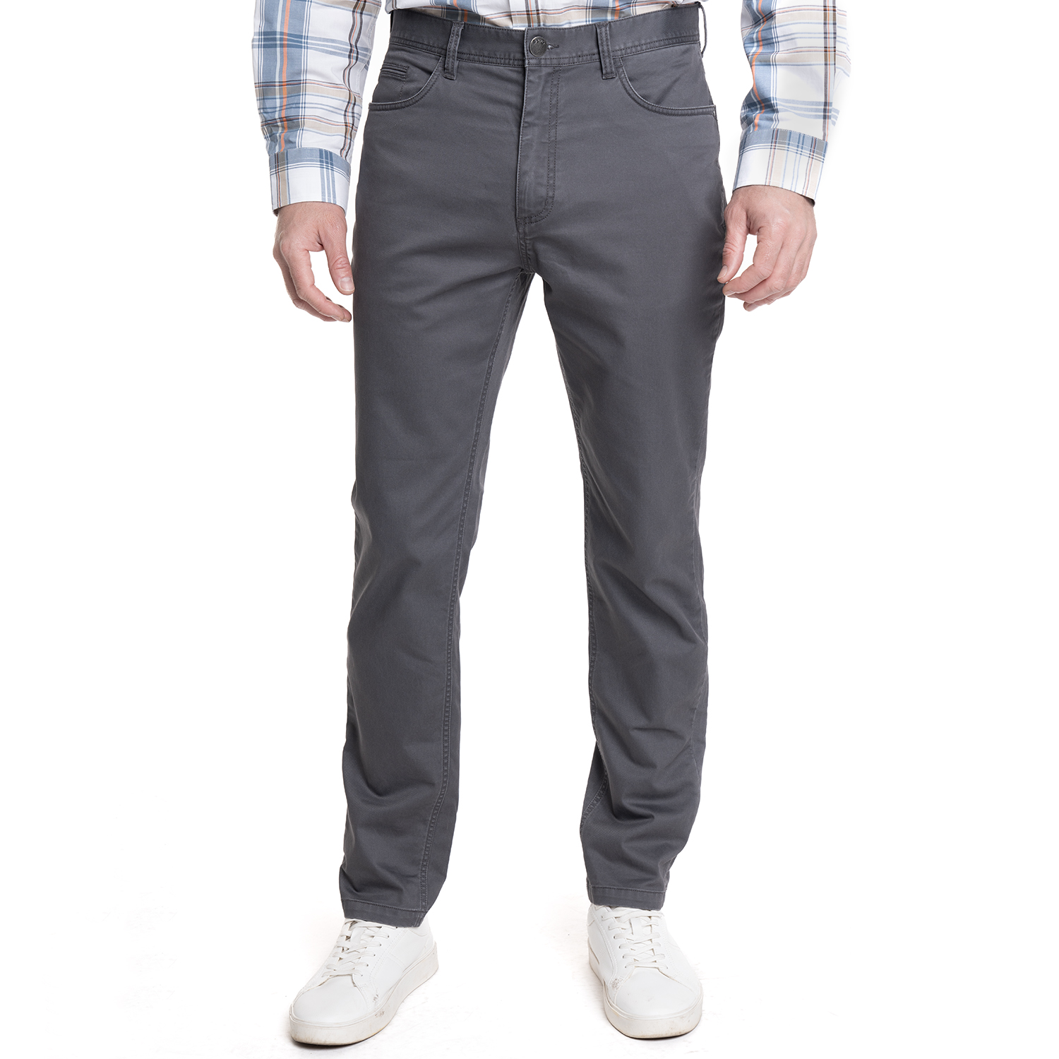 PANTALON HOMBRE CASUAL 5 BOLSILLOS MASPETH | GRIS OSCURO - 1