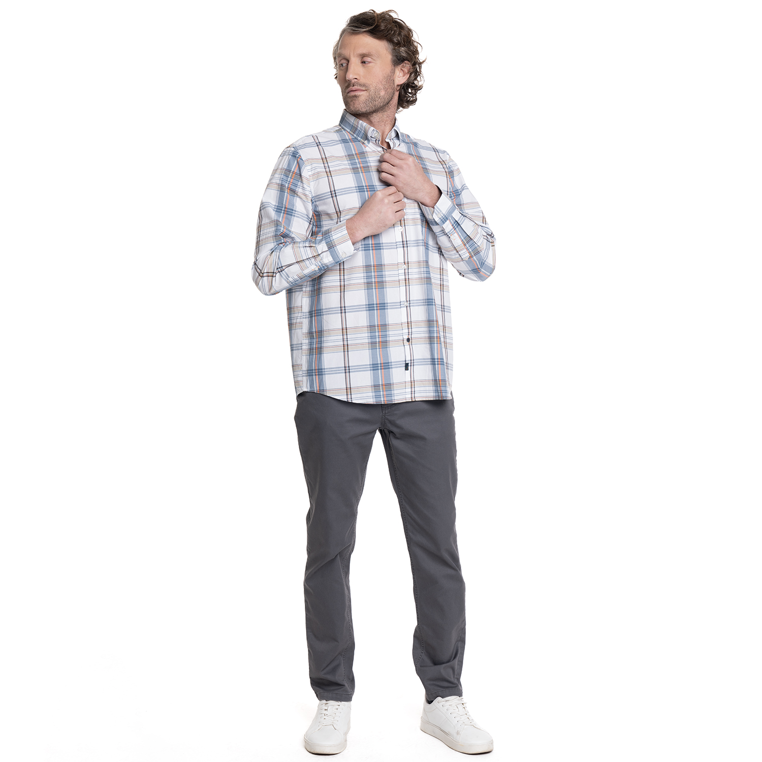 PANTALON HOMBRE CASUAL 5 BOLSILLOS MASPETH | GRIS OSCURO - 4