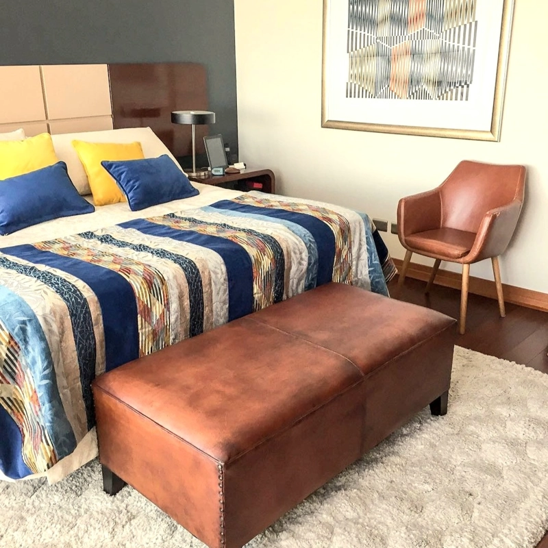 BANCA DE CUERO RANCHI - MEYA MUEBLES - 2
