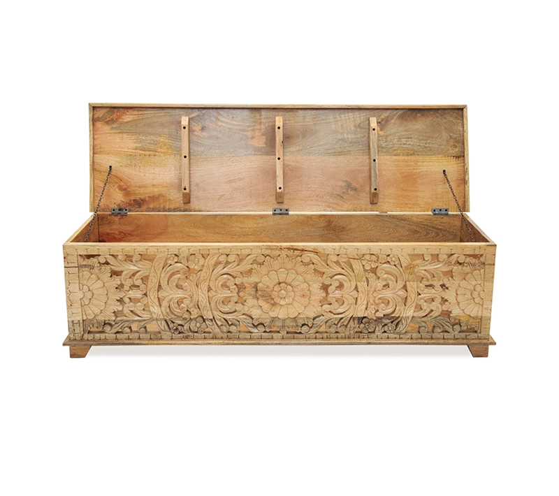 MESA LATERAL TIPO BAUL BIKANER - MEYA MUEBLES - 3