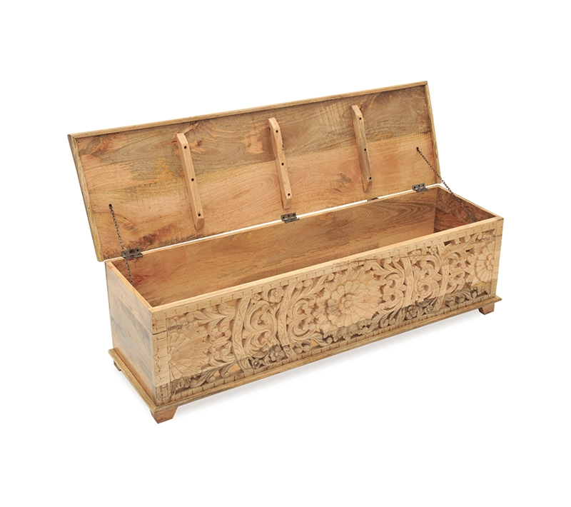 MESA LATERAL TIPO BAUL BIKANER - MEYA MUEBLES - 4