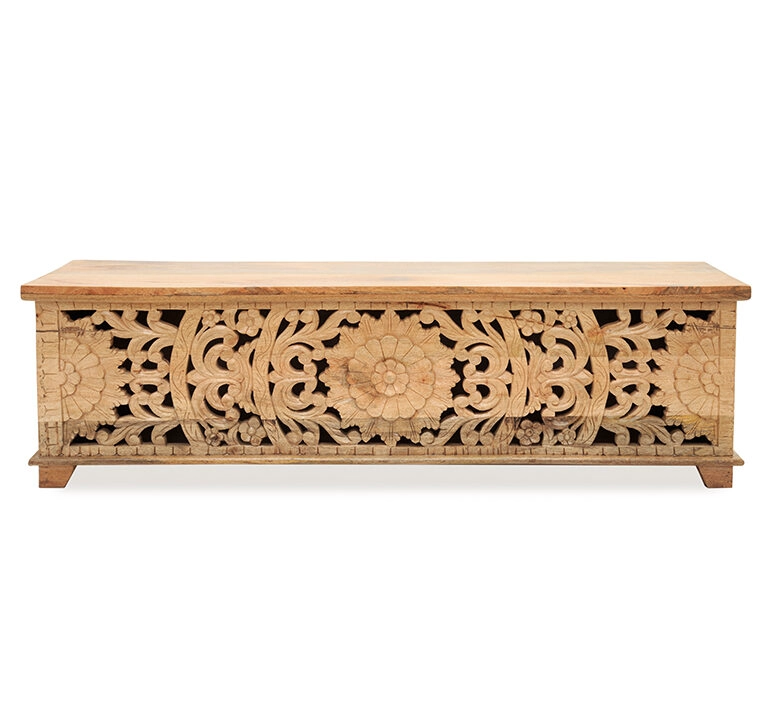 MESA LATERAL TIPO BAUL BIKANER - MEYA MUEBLES - 5