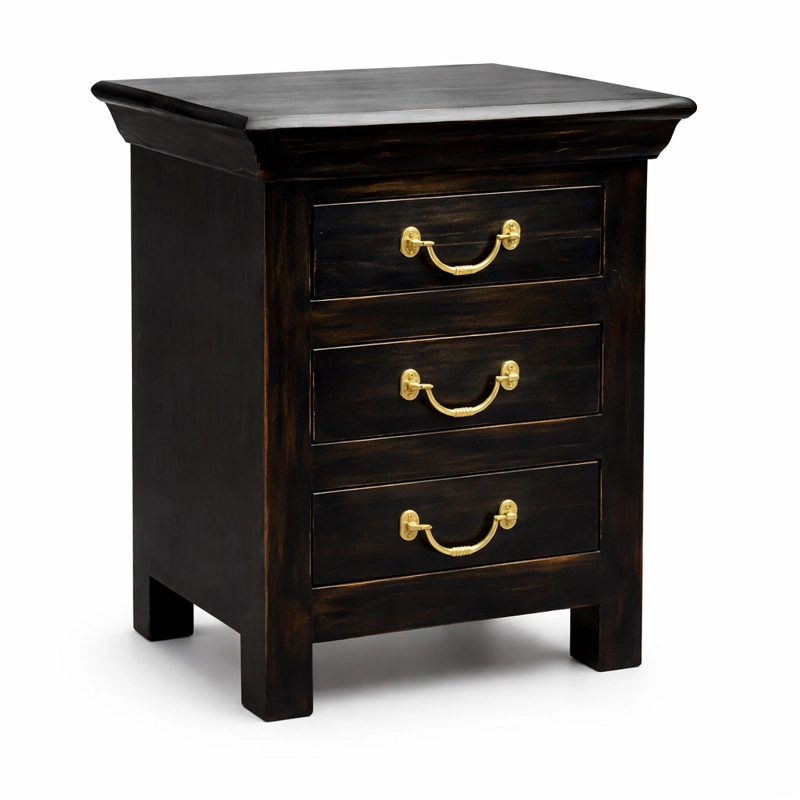 Velador madera Negro Satna - 5
