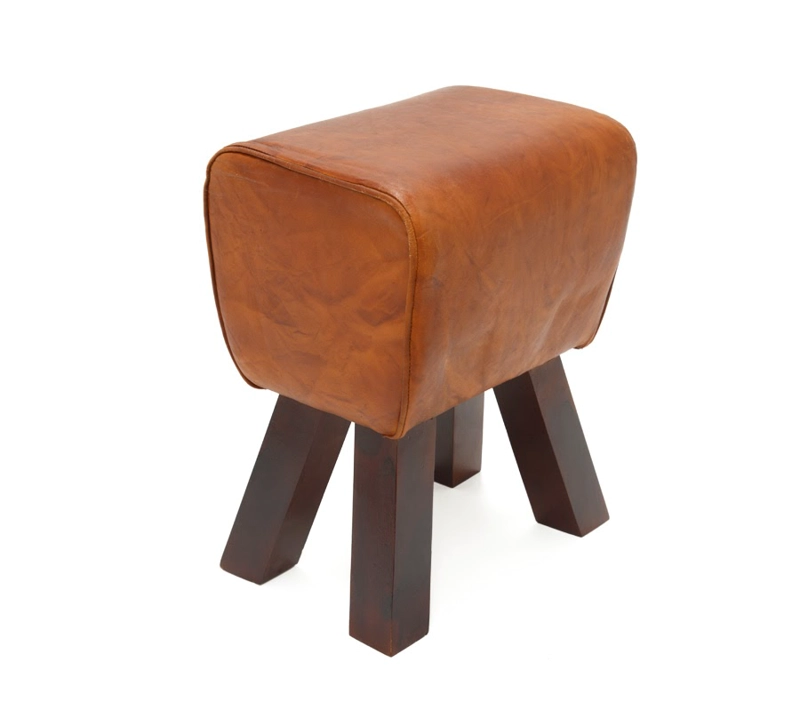 PISO MEYA MUEBLES LATUR CUERO Y MADERA CARAMELO 50X38X3 - 3