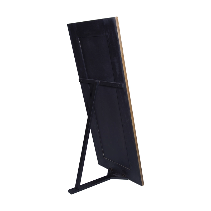 ESPEJO MEYA MUEBLES RECTANGULAR WUDEX PIE MADERA OLMO - 5