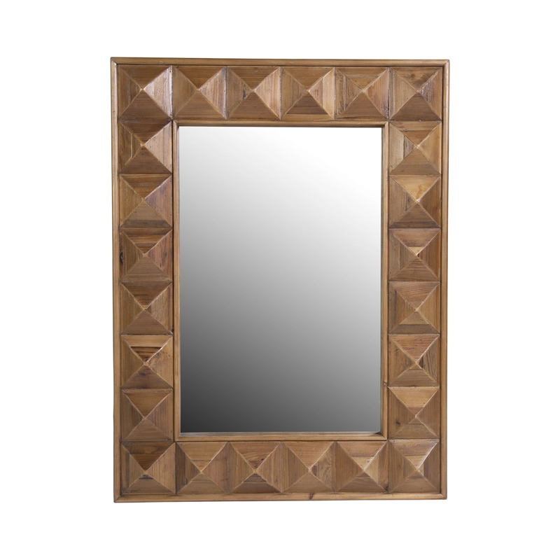 ESPEJO MEYA MUEBLES RECTANGULAR NAPO PARED MADERA - 1