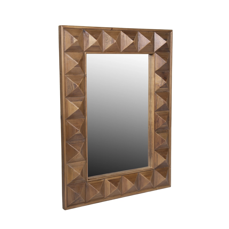 ESPEJO MEYA MUEBLES RECTANGULAR NAPO PARED MADERA - 5