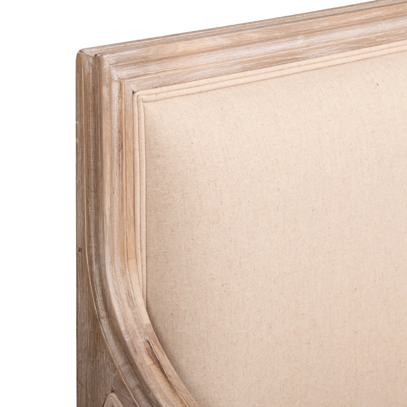 SITIAL MEYA MUEBLES TURPAN MADERA ROBLE Y TELA BEIGE - 7