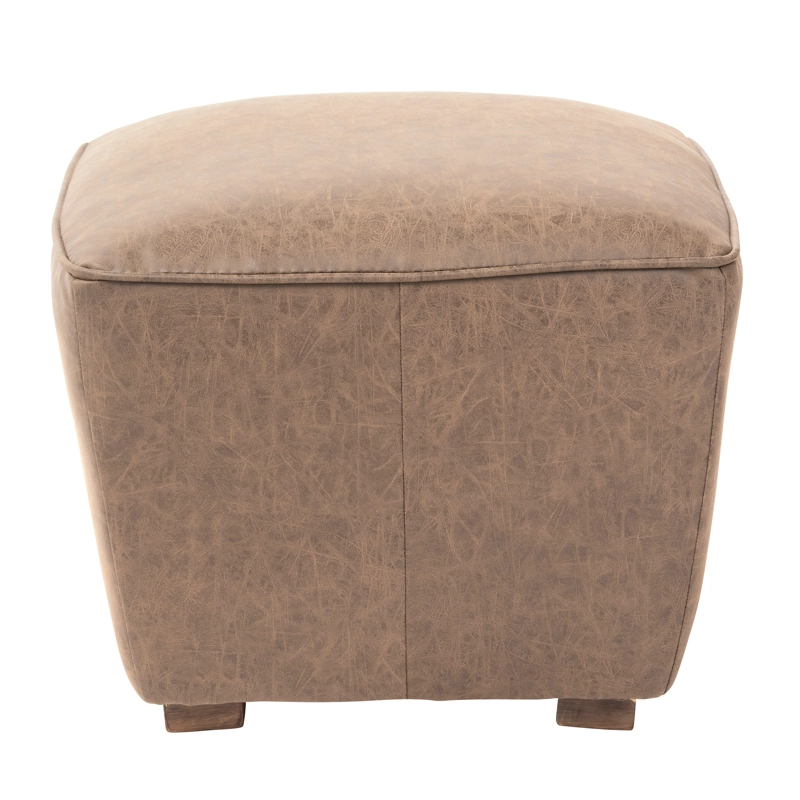 PISO MEYA MUEBLES NANTOU ECO CUERO CAFE CUADRADO - 3