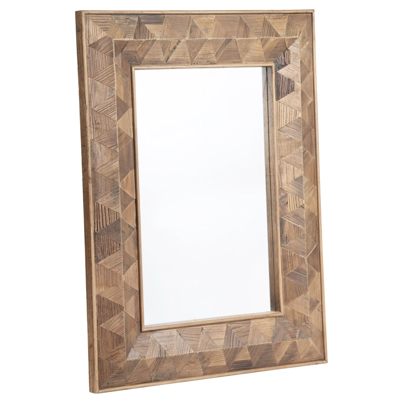 ESPEJO MEYA MUEBLES RECTANGULAR LIDOGA PARED MADERA - 3