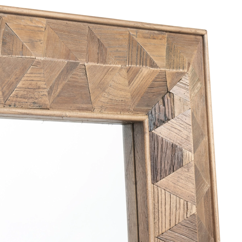ESPEJO MEYA MUEBLES RECTANGULAR LIDOGA PARED MADERA - 4