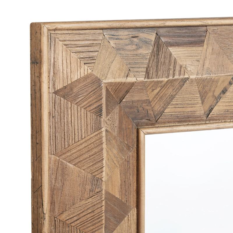 ESPEJO MEYA MUEBLES RECTANGULAR LIDOGA PARED MADERA - 5
