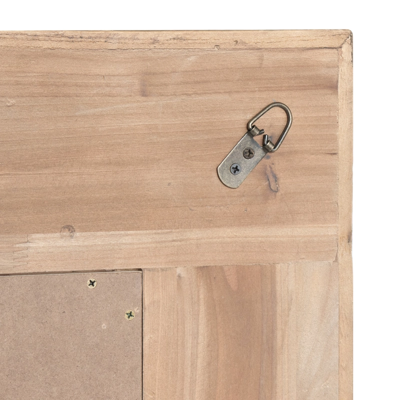 ESPEJO MEYA MUEBLES RECTANGULAR LIDOGA PARED MADERA - 6