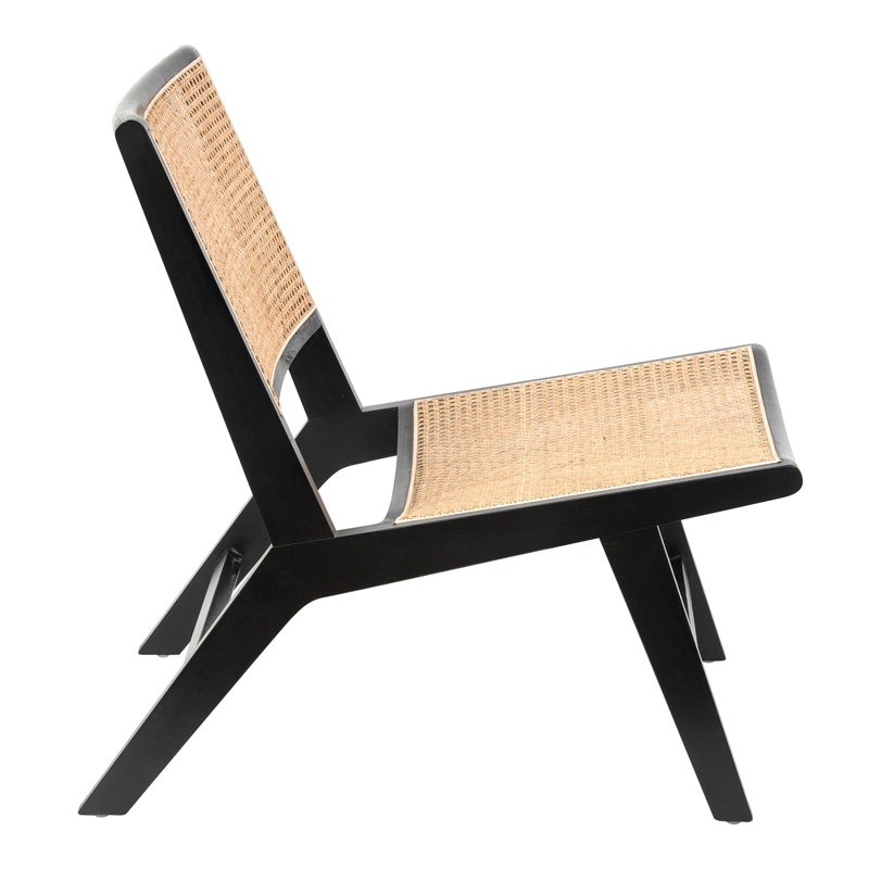 SITIAL MEYA MUEBLES FUTRA MADERA HAYA Y RATÁN NEGRO - 4