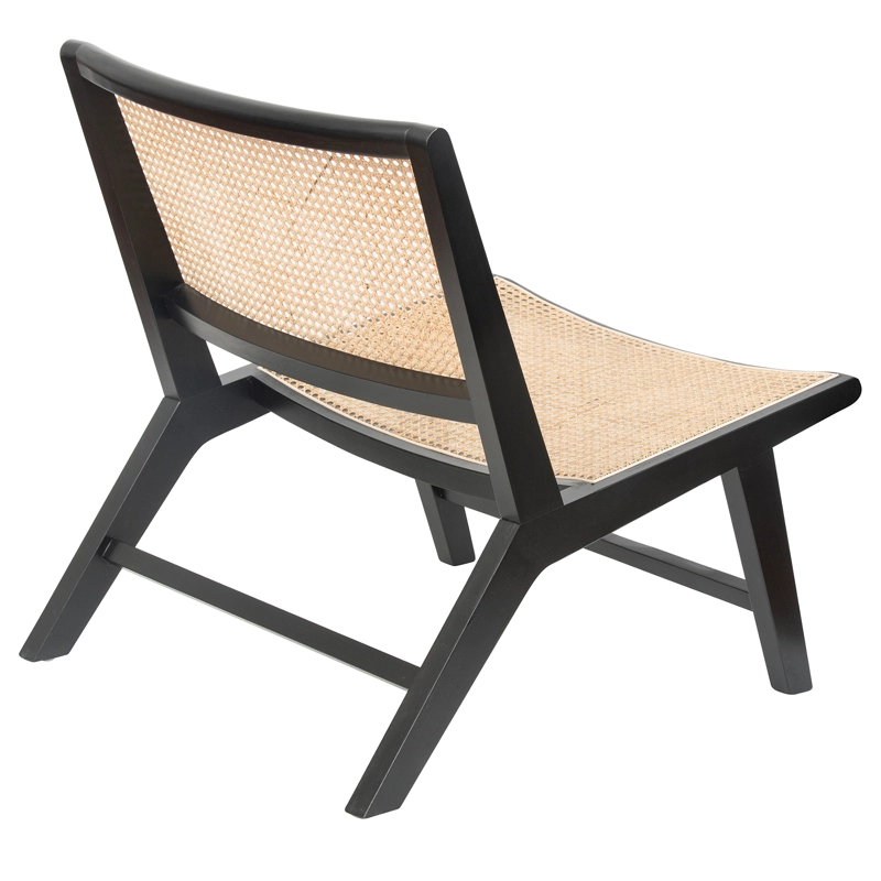SITIAL MEYA MUEBLES FUTRA MADERA HAYA Y RATÁN NEGRO - 5