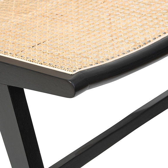 SITIAL MEYA MUEBLES FUTRA MADERA HAYA Y RATÁN NEGRO - 6