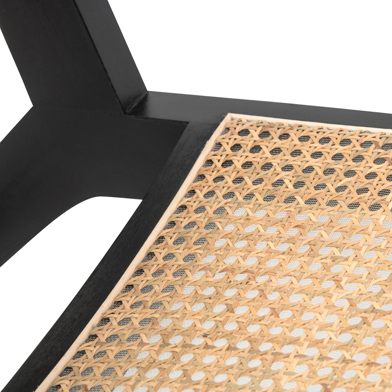 SITIAL MEYA MUEBLES FUTRA MADERA HAYA Y RATÁN NEGRO - 8