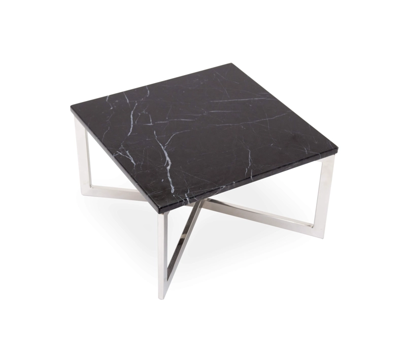 MESA LATERAL MEYA MUEBLES MARMOL YANTAI ACERO - 4