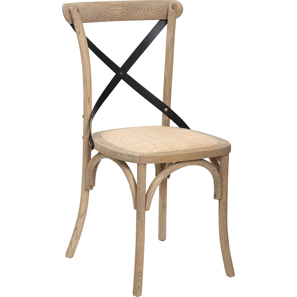 PACK X 2 SILLA CROSSBACK RESPALDO METALICO - 3