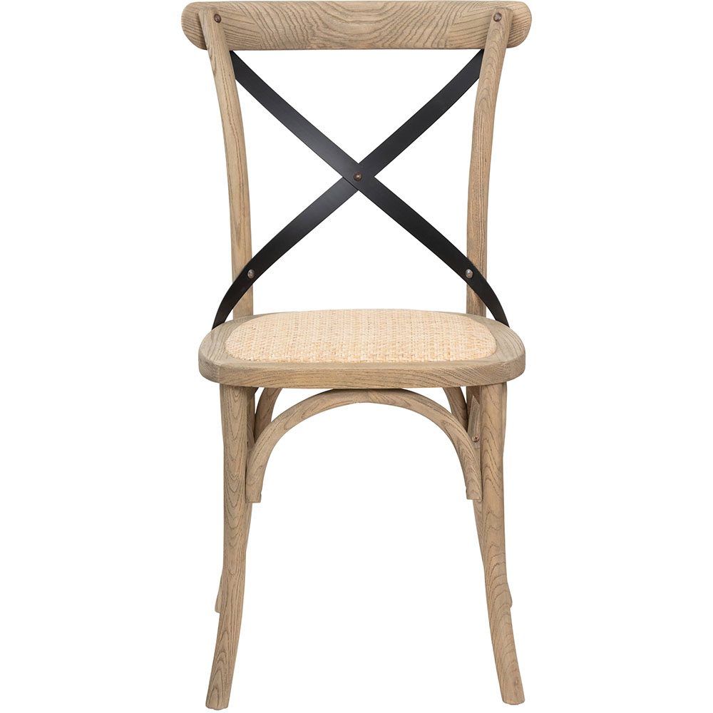 PACK X 2 SILLA CROSSBACK RESPALDO METALICO - 4