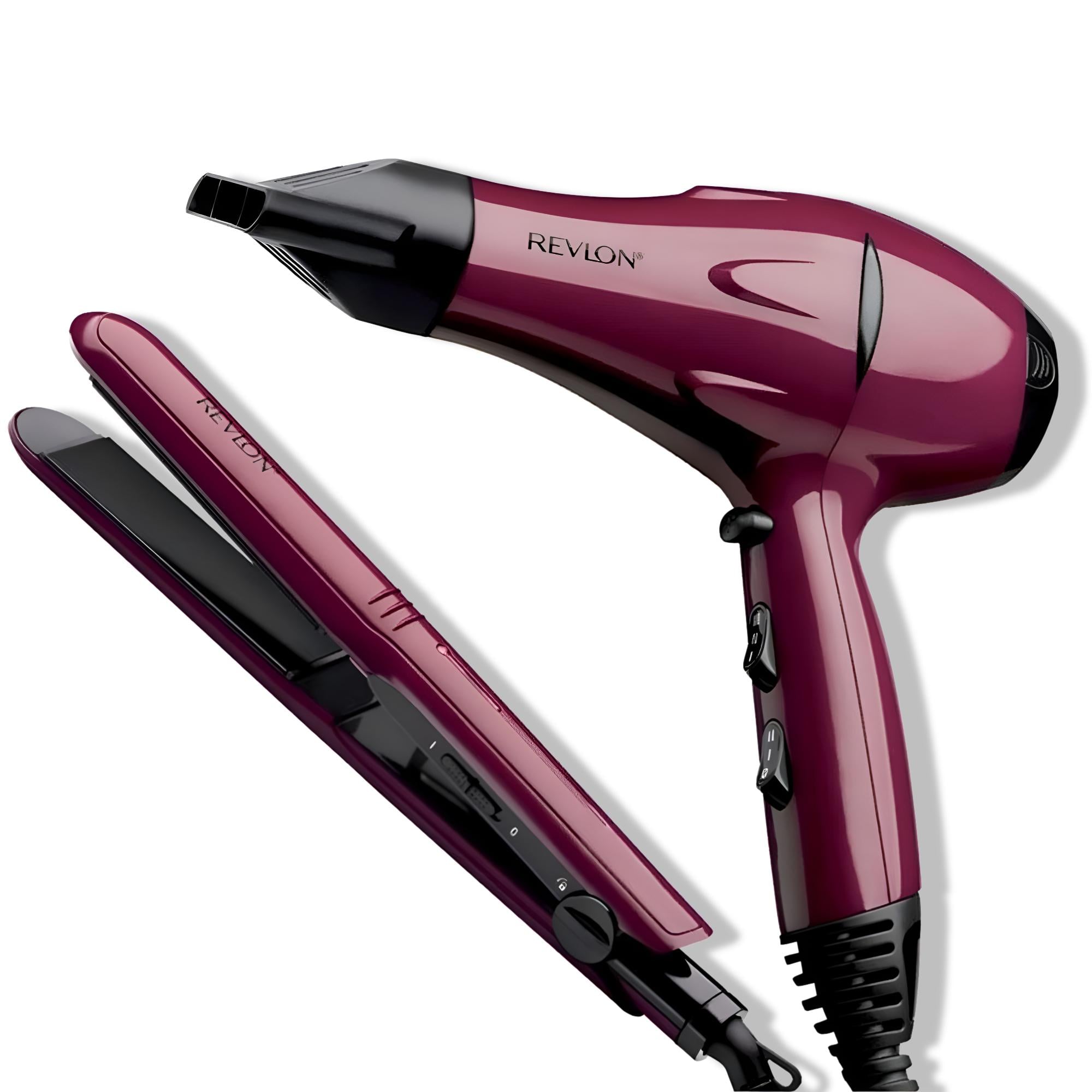 KIT SECADOR + ALISADOR DE PELO REVLON PREMIUM PACK CERAMIC - 1