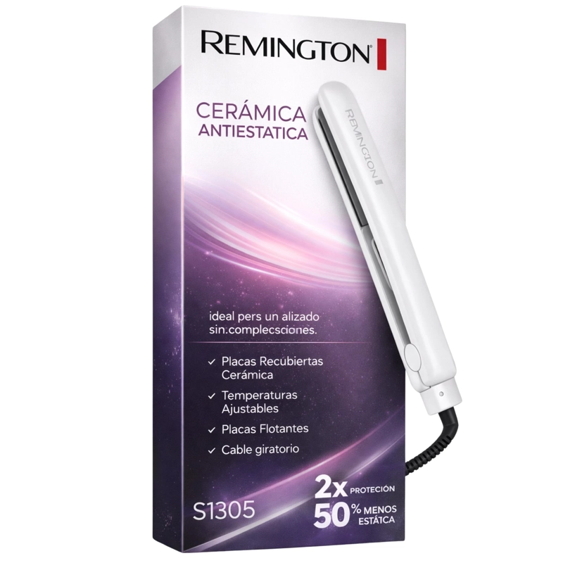 ALISADOR DE CABELLO REMINGTON S1305 CERAMIC PRO ANTI FRIZZ - 1