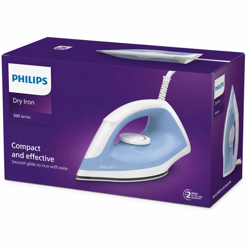 PLANCHA PHILIPS ROPA DRY IRON DST0520 SERIE 500 1200W - 7